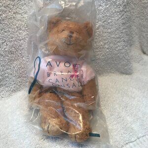 Avon vintage 2001 Breast Cancer Awareness Crusade‎ Mini Teddy Bear